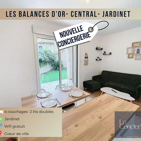 Les Balances D'or-central-jardinet-laconciergerie 普瓦捷